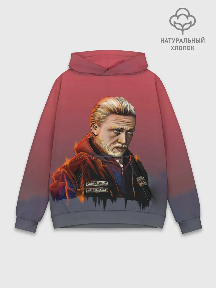 Худи мужской база хлопок / Джекс