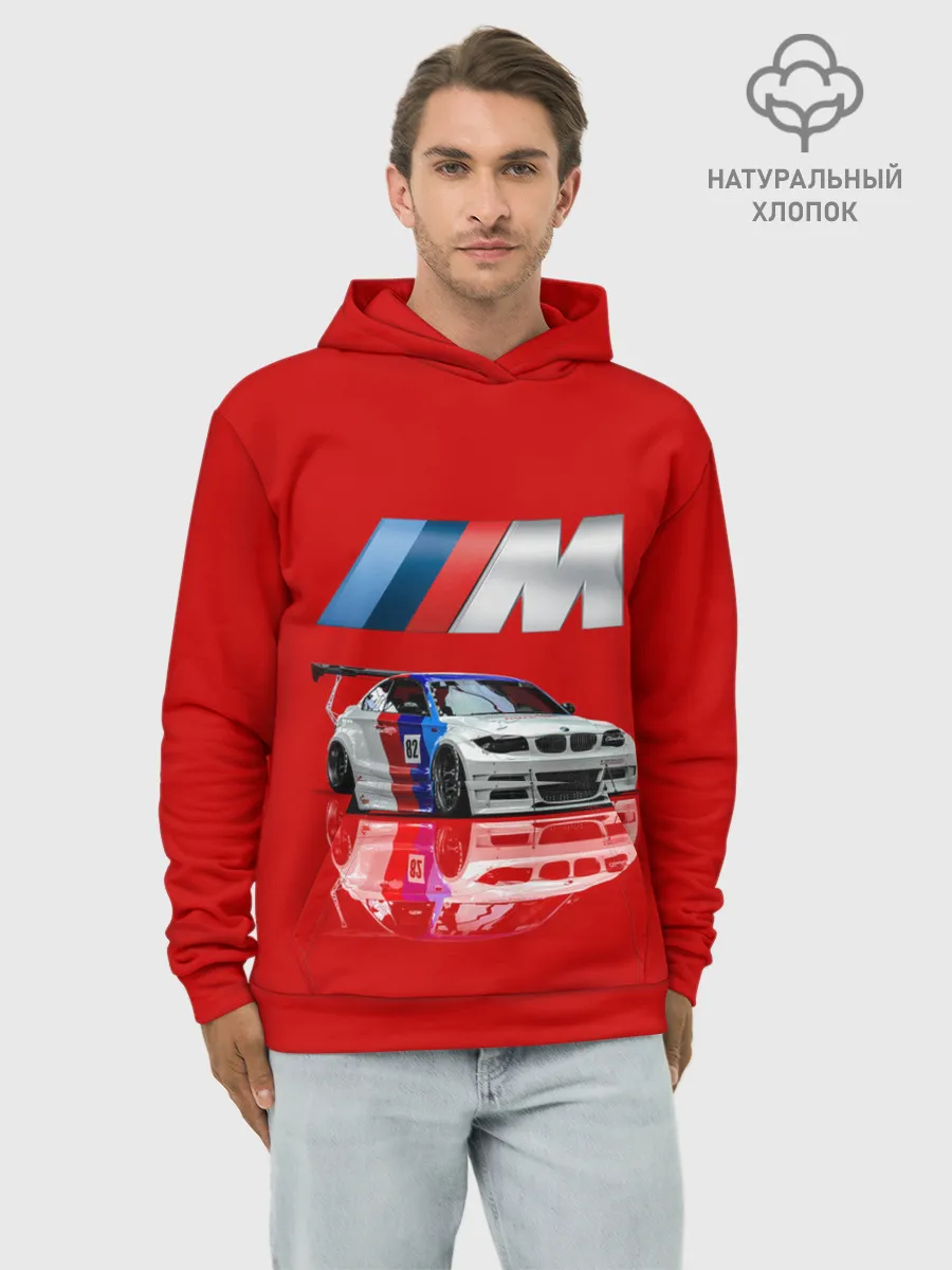 Худи мужской база хлопок / МКА ПУШКА ГОНКА