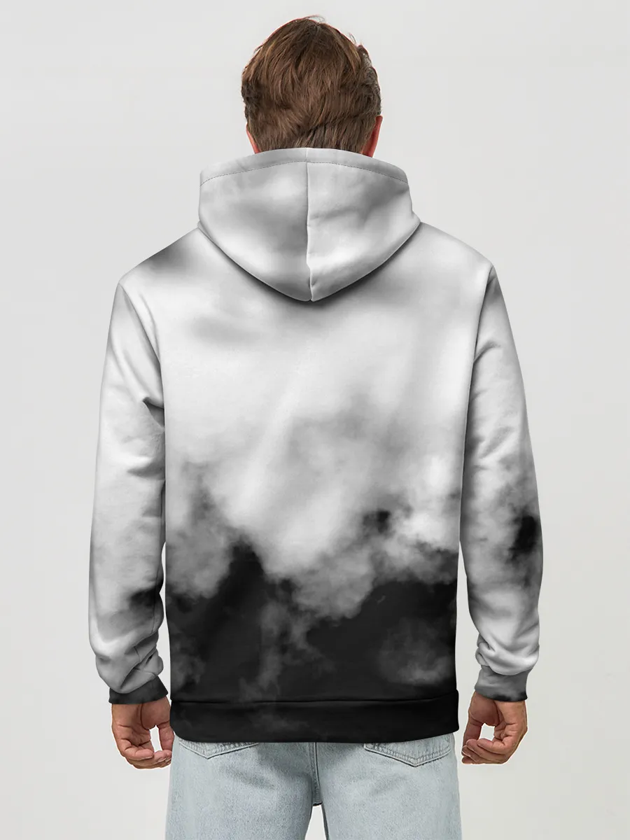 Худи мужской база хлопок / Берсерк: Облачно.