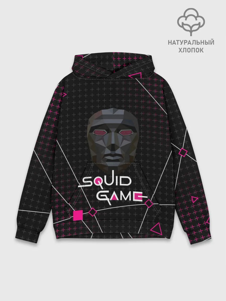 Худи мужской база хлопок / КТО ВЕДУЩИЙ | ИГРА В КАЛЬМАРА