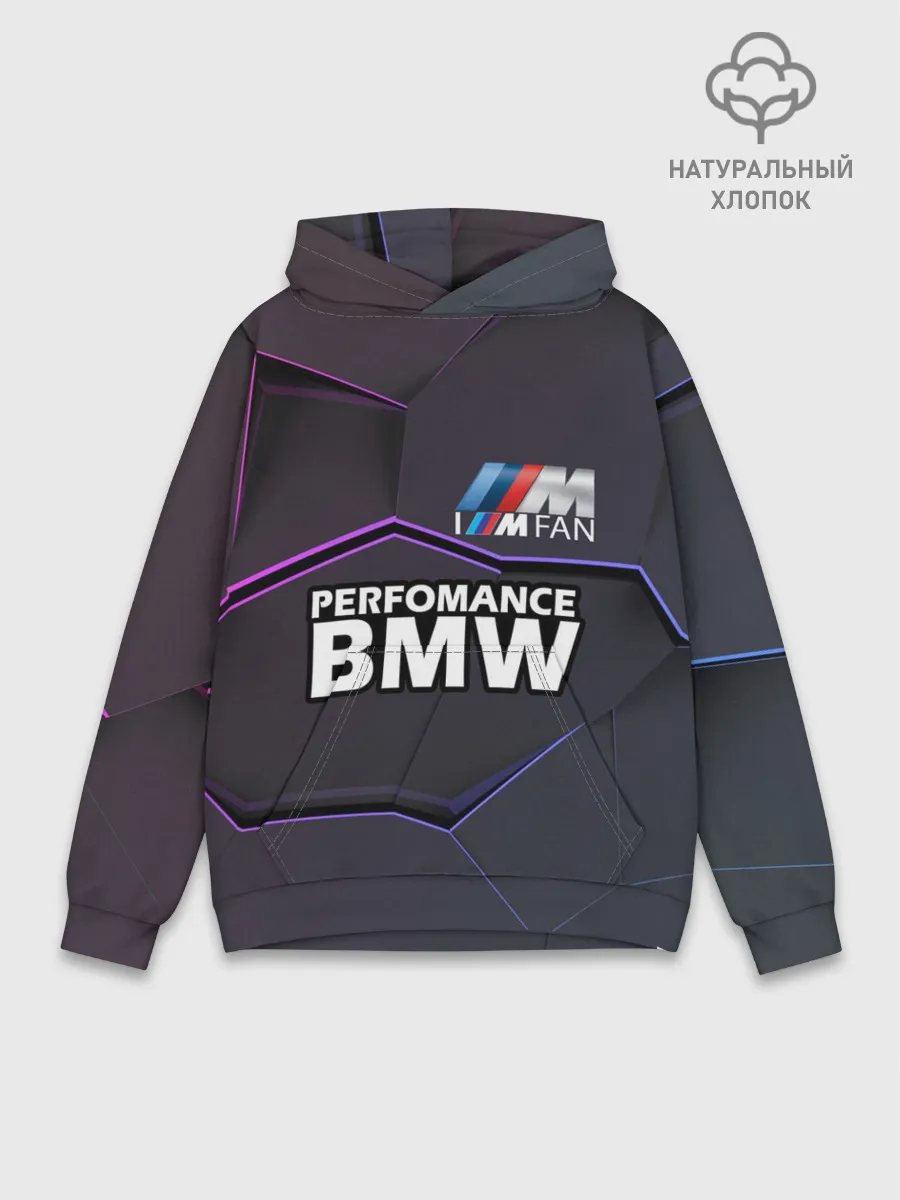 Худи мужской база хлопок / BMW Perfomance
