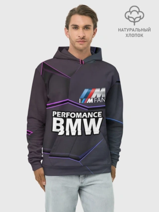 Худи мужской база хлопок / BMW Perfomance