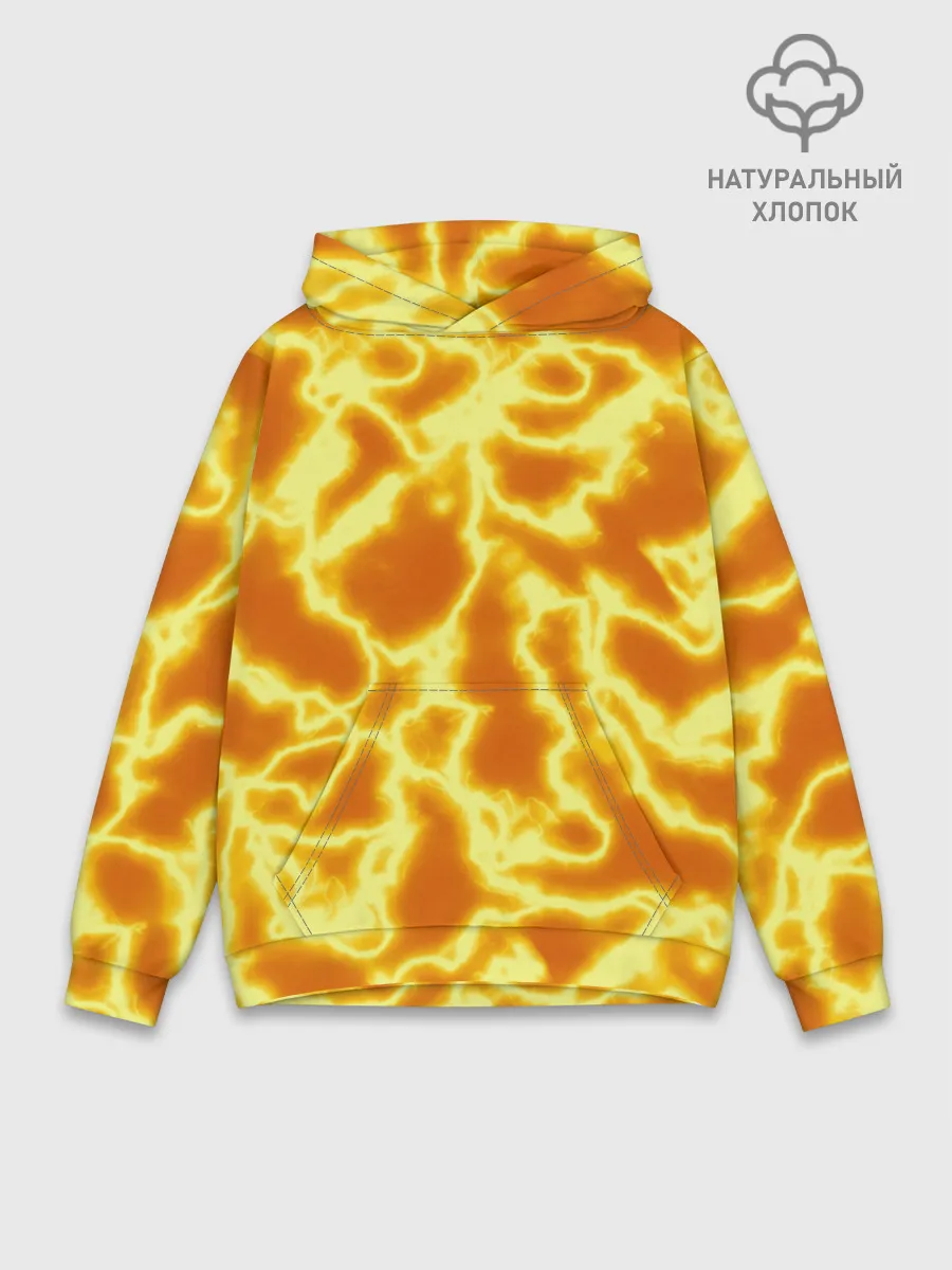 Худи мужской база хлопок / Огненная вспышка