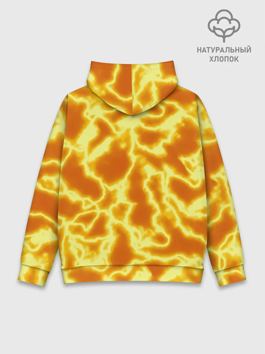 Худи мужской база хлопок / Огненная вспышка