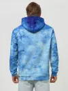 Худи мужской база хлопок / Красочная синева