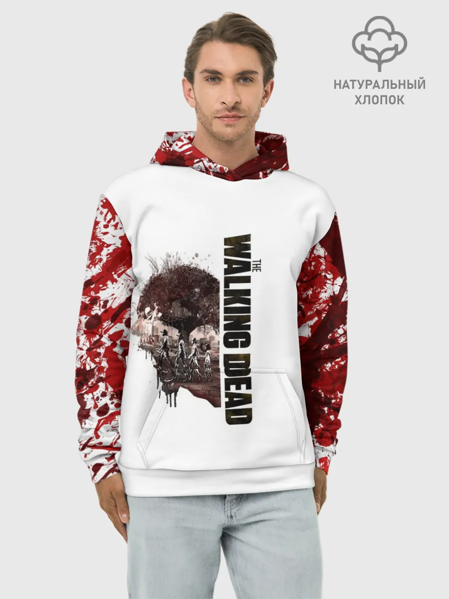 Худи мужской база хлопок / Ходячие Мертвецы 11