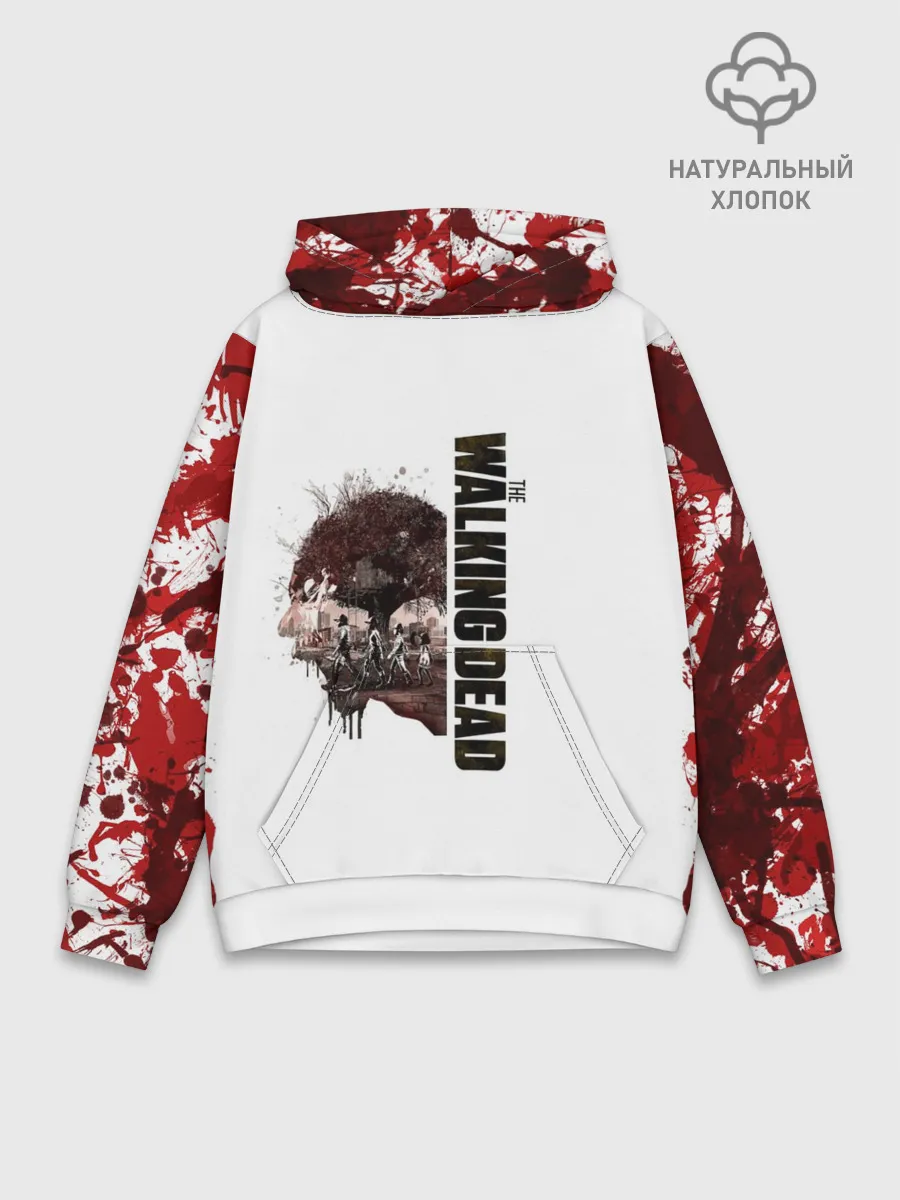 Худи мужской база хлопок / Ходячие Мертвецы 11