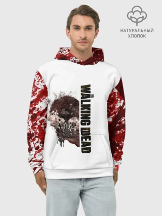 Худи мужской база хлопок / Ходячие Мертвецы 11