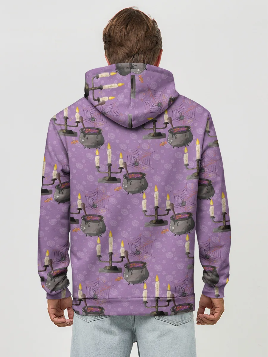 Худи мужской база хлопок / Хэллоуин Свечи