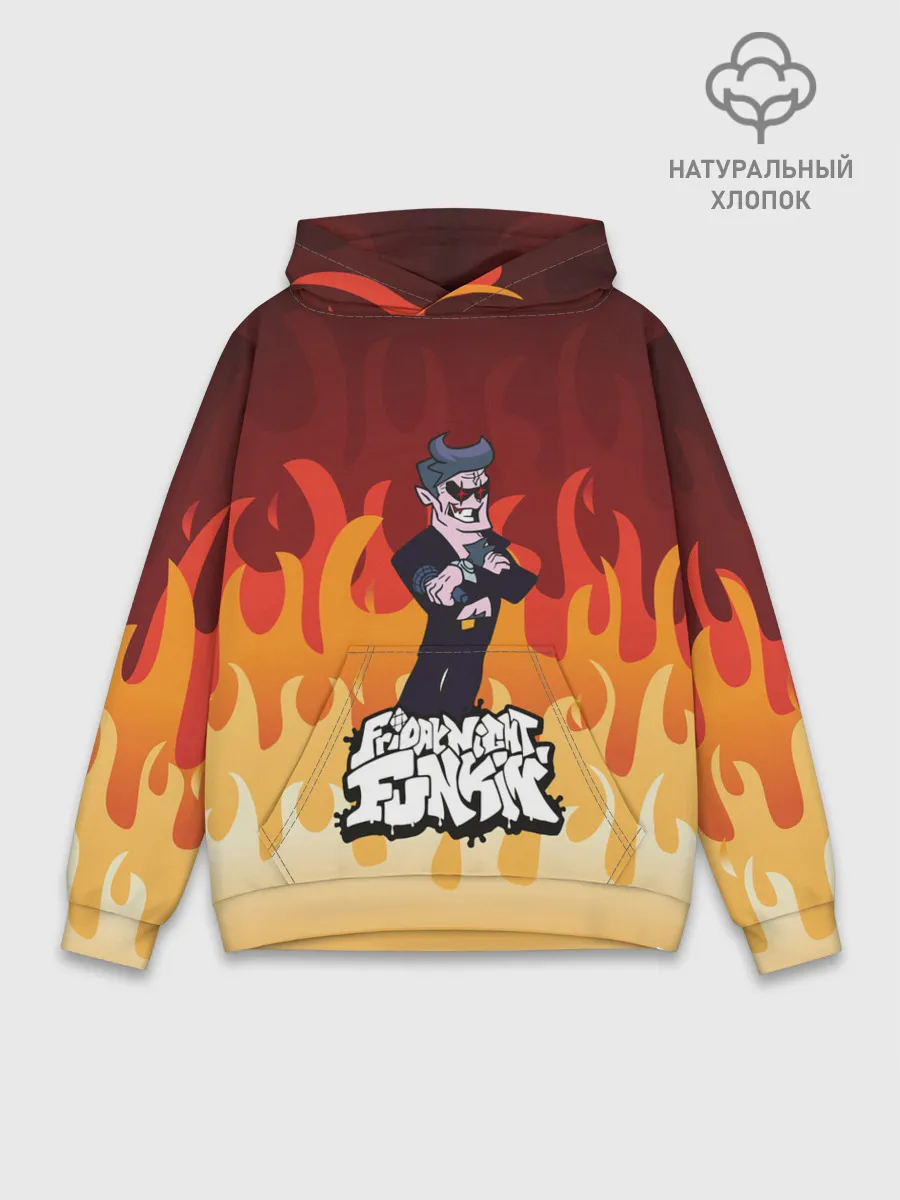 Худи мужской база хлопок / Дорогой Папочка | Friday Night Funkin
