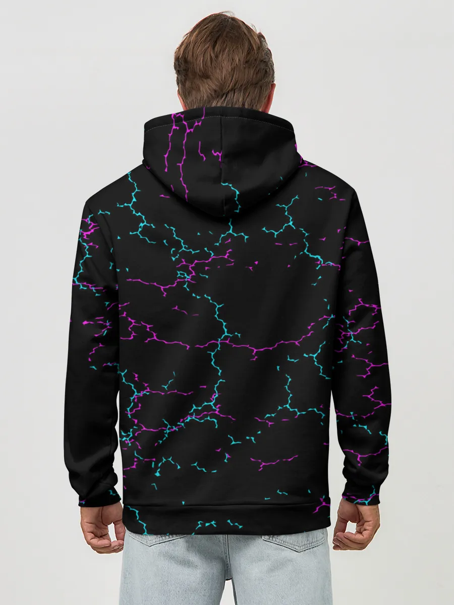 Худи мужской база хлопок / MARSHMELLO NEON | МАРШМЕЛЛО НЕОН.