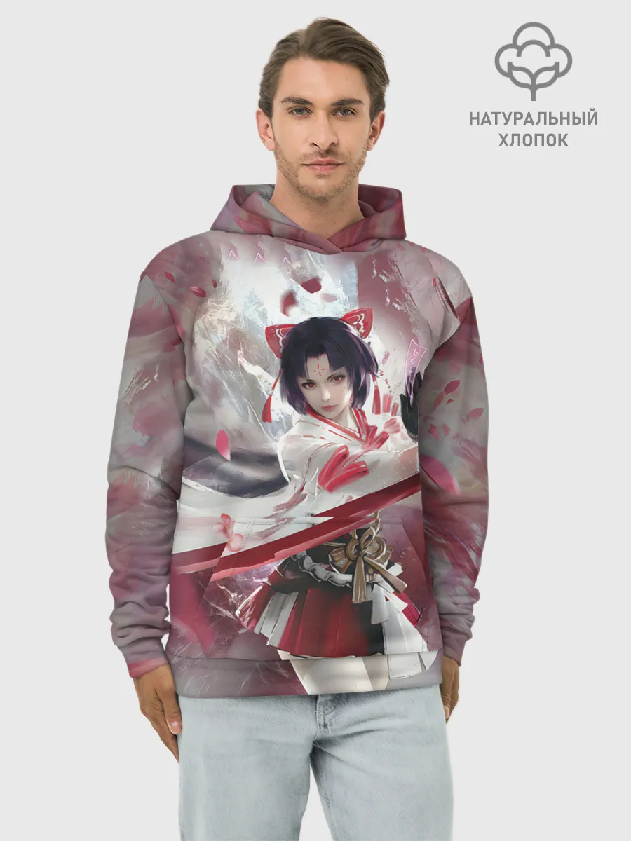 Худи мужской база хлопок / Naraka blade