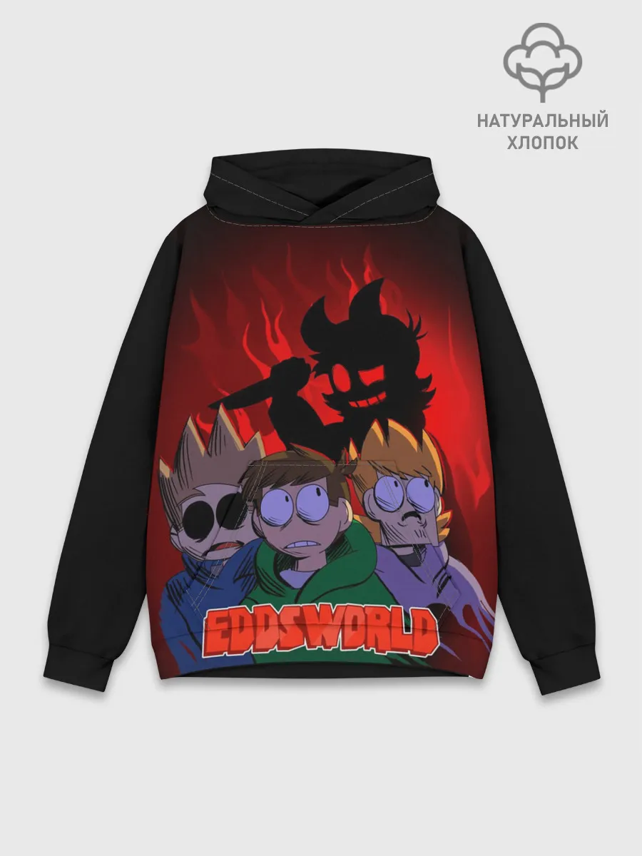 Худи мужской база хлопок / Tord devil