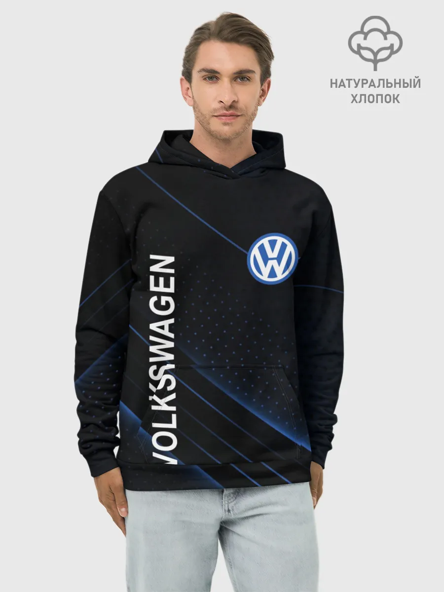 Худи мужской база хлопок / Volkswagen, sport