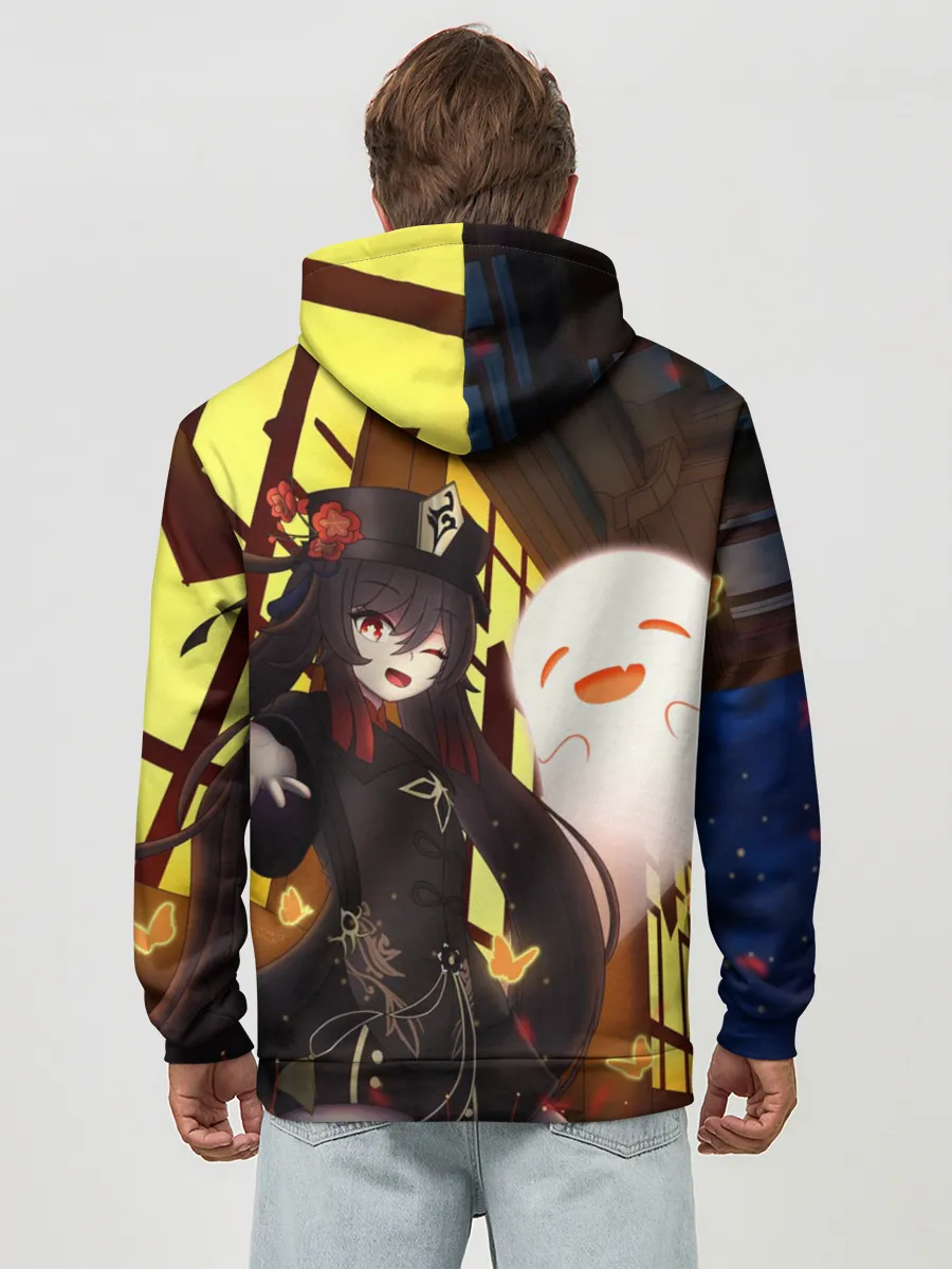 Худи мужской база хлопок / Ху Тао | Genshin Impact