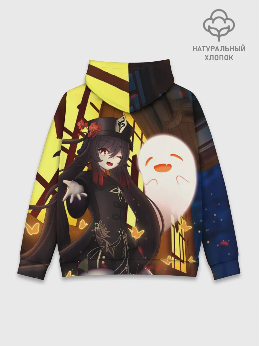 Худи мужской база хлопок / Ху Тао | Genshin Impact