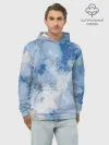 Худи мужской база хлопок / Небесные мазки