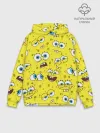 Худи мужской база хлопок / Губка Боб / SpongeBob pattern