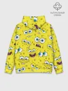 Худи мужской база хлопок / Губка Боб / SpongeBob pattern