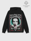 Худи мужской база хлопок / Marilyn Manson - We are chaos