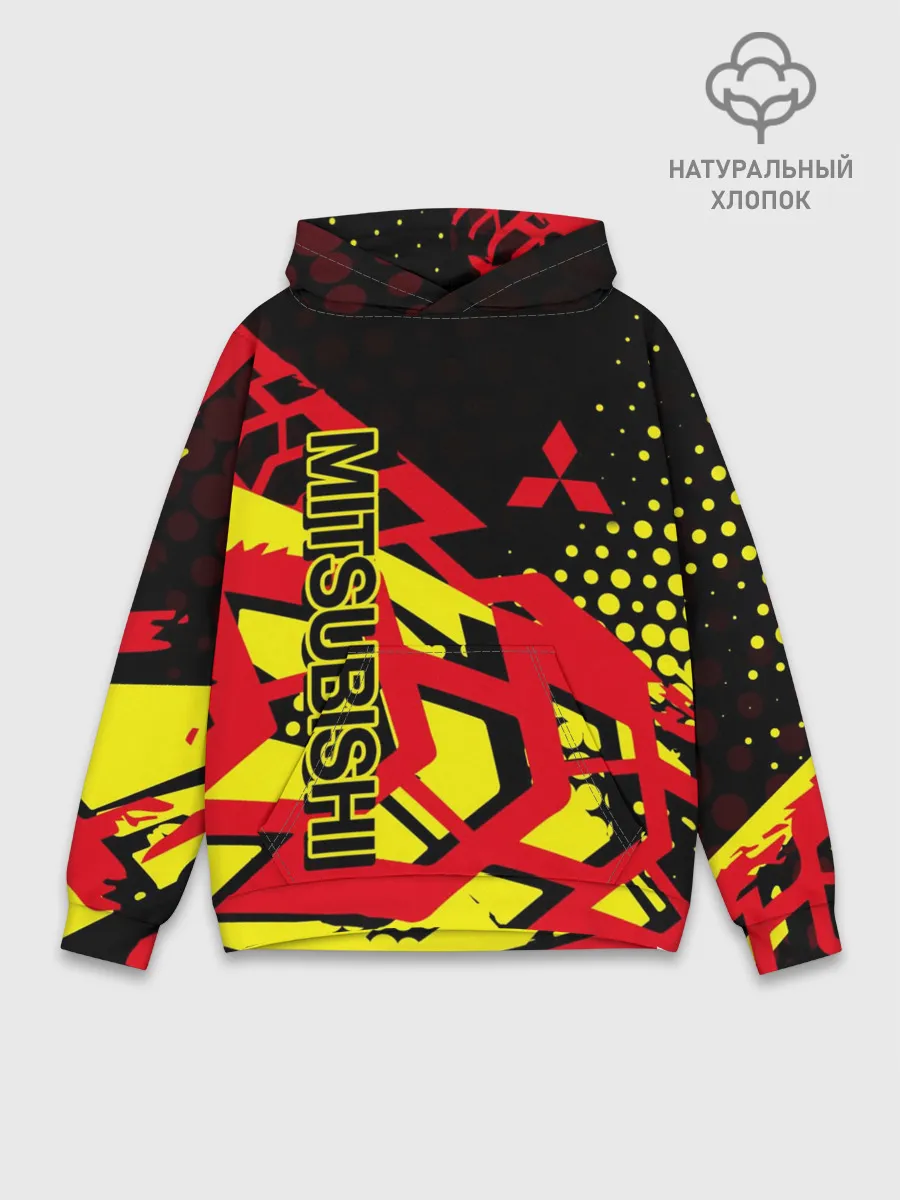 Худи мужской база хлопок / Mitsubishi