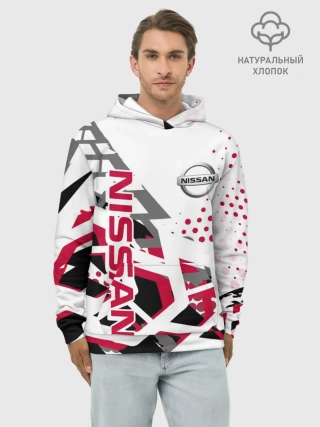Худи мужской база хлопок / Nissan