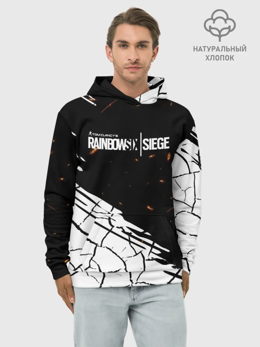 Худи мужской база хлопок / Rainbow Six Siege: Раскаленные пули.