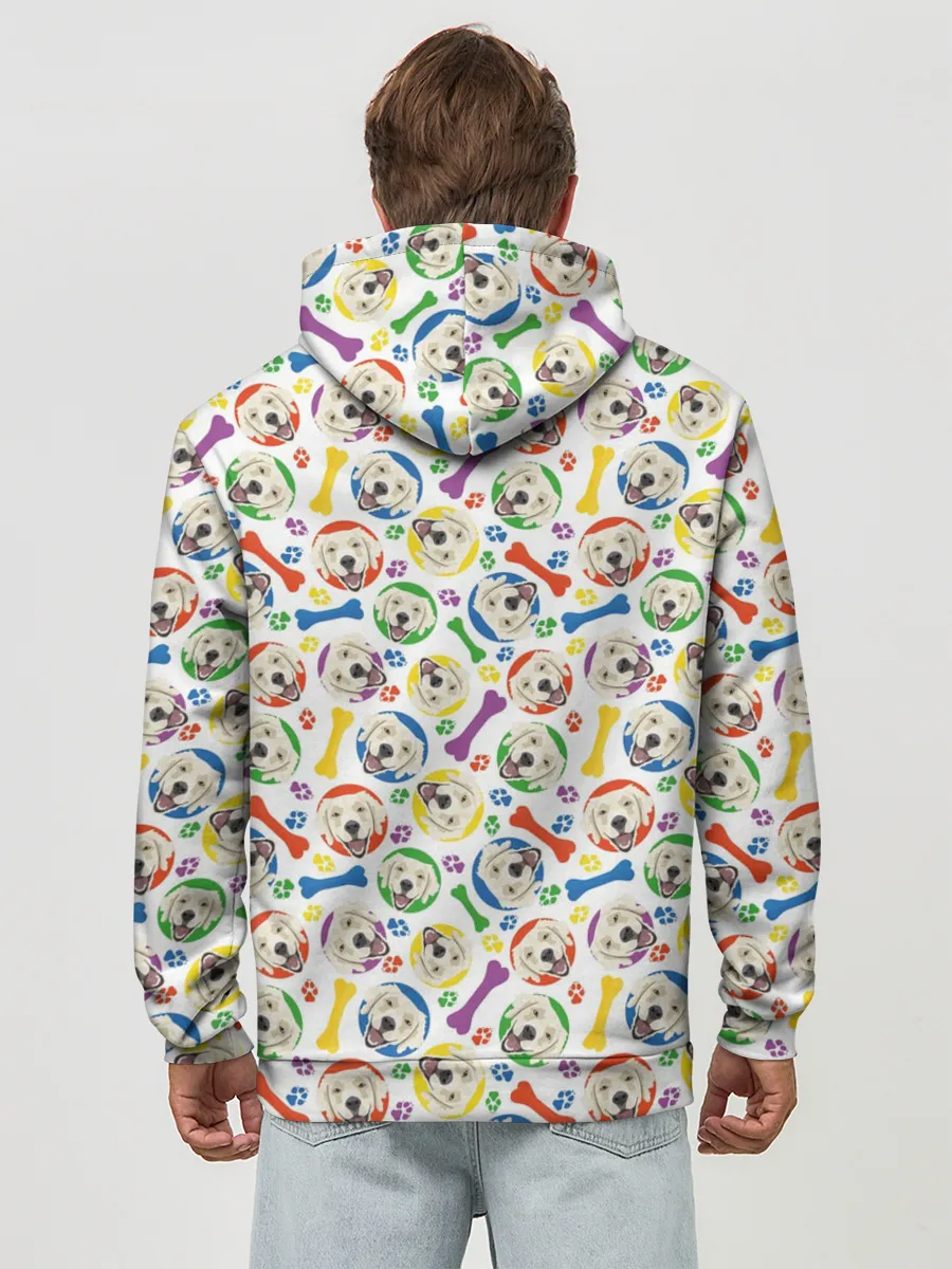 Худи мужской база хлопок / Золотистый Ретривер