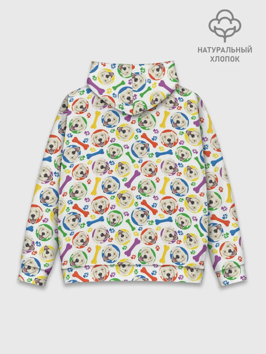 Худи мужской база хлопок / Золотистый Ретривер