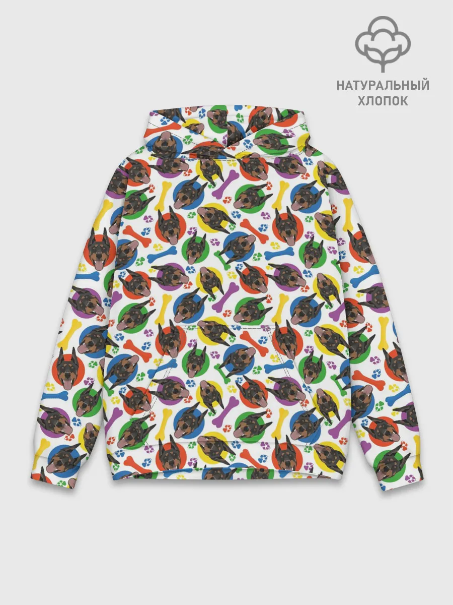 Худи мужской база хлопок / Доберман