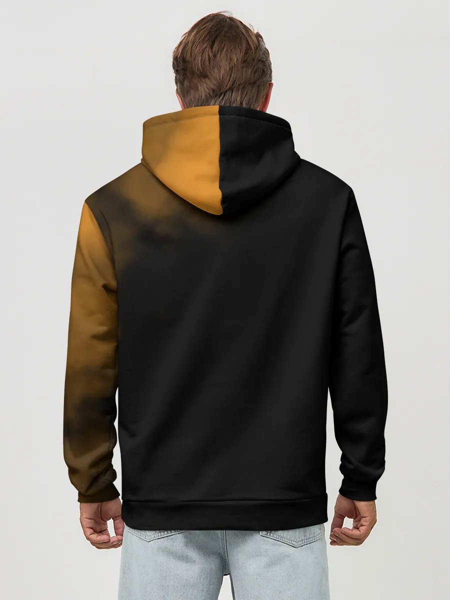 Худи мужской база хлопок / Стальной Генос One Punch-Man