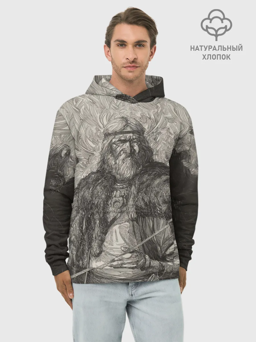 Худи мужской база хлопок / ScandinavianWarrior