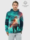 Худи мужской база хлопок / Battlefield 2042 игровой арт