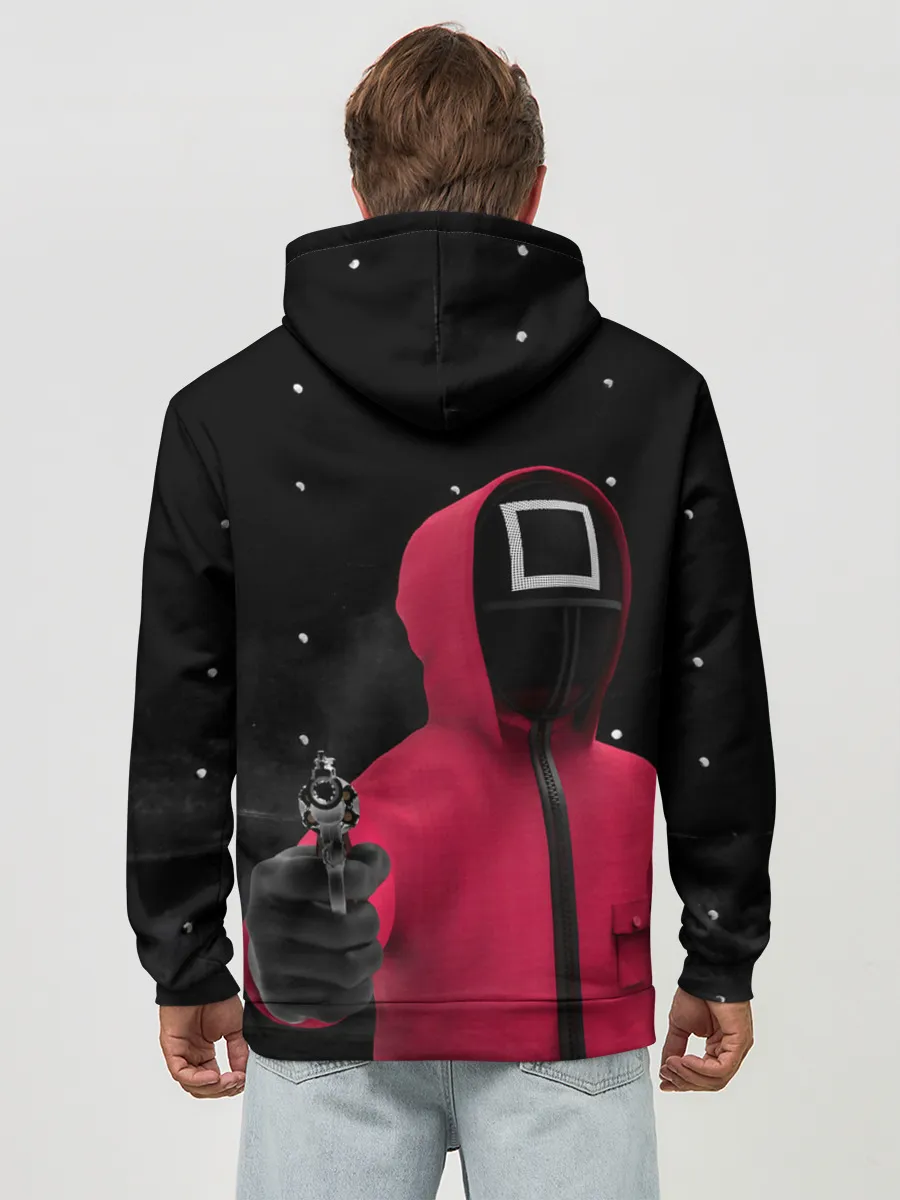 Худи мужской база хлопок / Выбываешь из игры