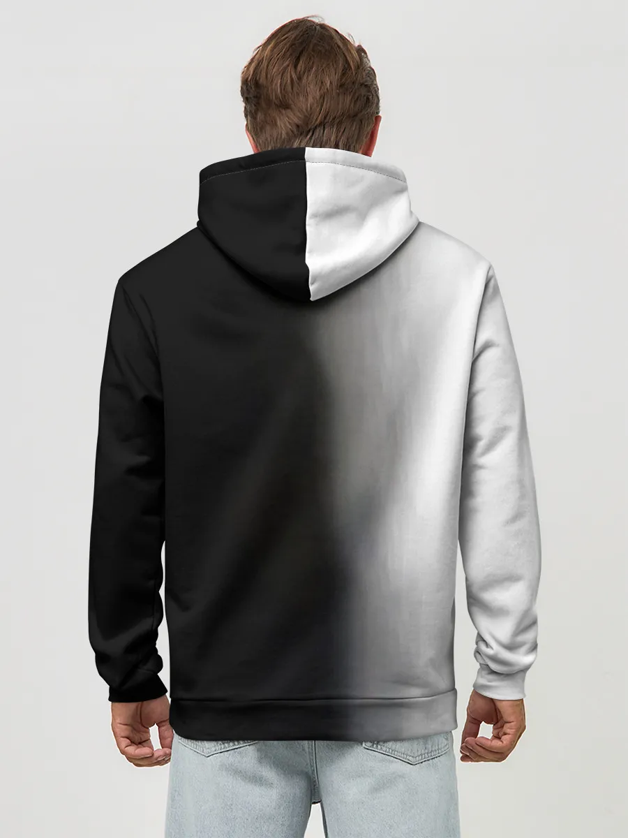 Худи мужской база хлопок / Металлическое тело Геноса One Punch-Man