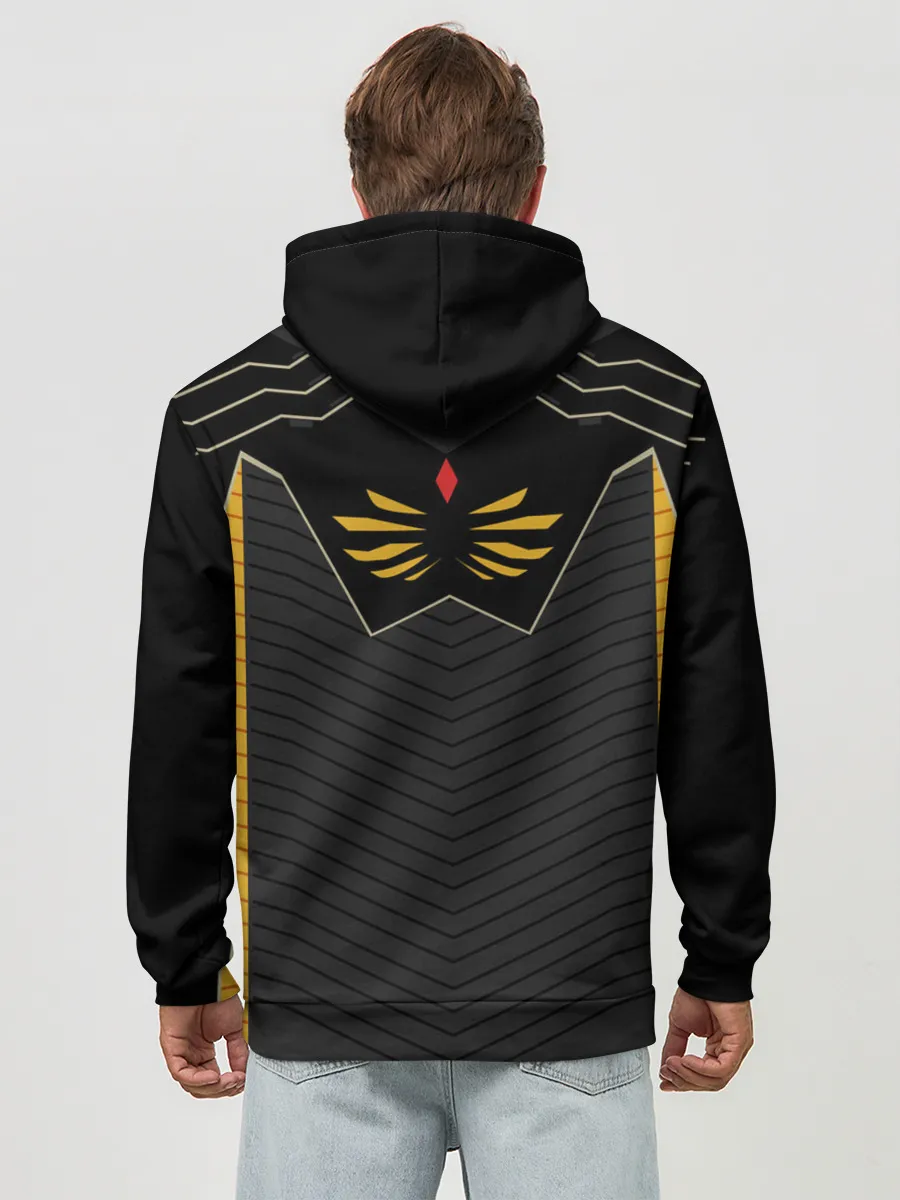 Худи мужской база хлопок / КИБЕРНЕТИЧЕСКИЙ КОСТЮМ / CYBER UNIFORM