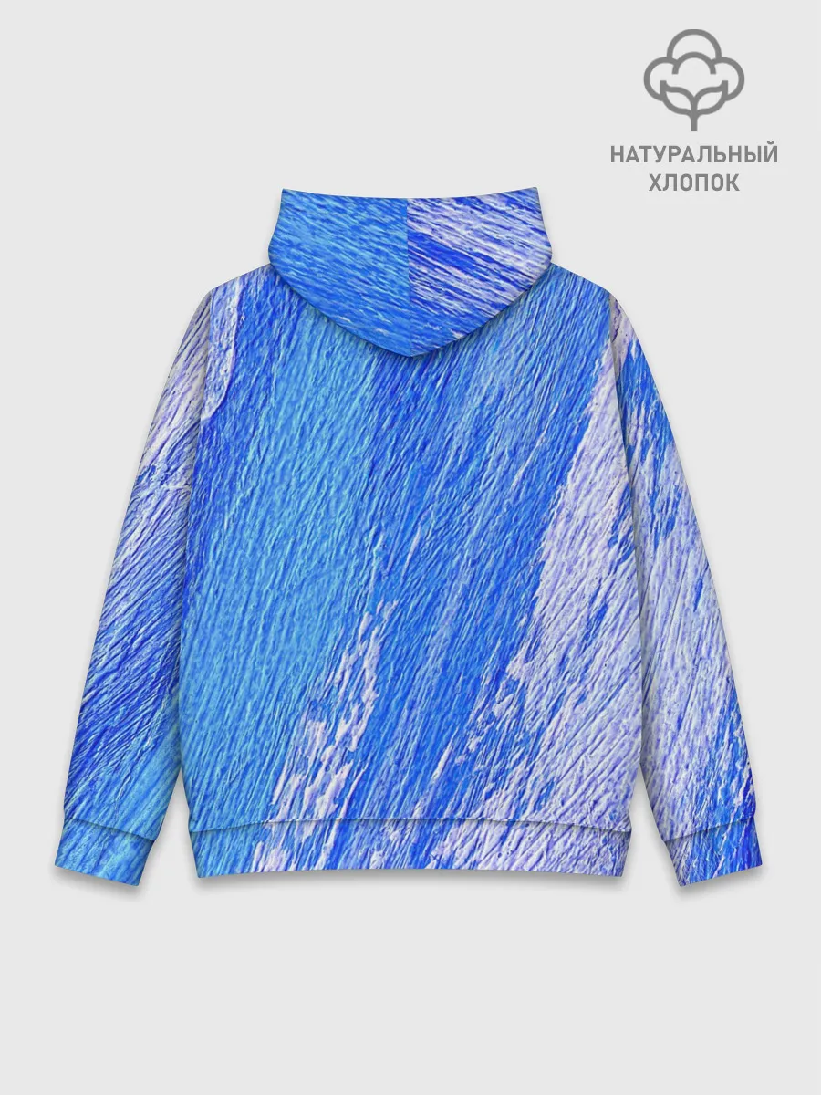 Худи мужской база хлопок / Крупные мазки