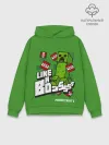 Худи мужской база хлопок / LIKE A BOSS Minecraft Creepe
