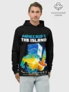 Худи мужской база хлопок / MINECRAFT THE ISLAND