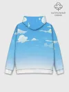 Худи мужской база хлопок / Летнее небо
