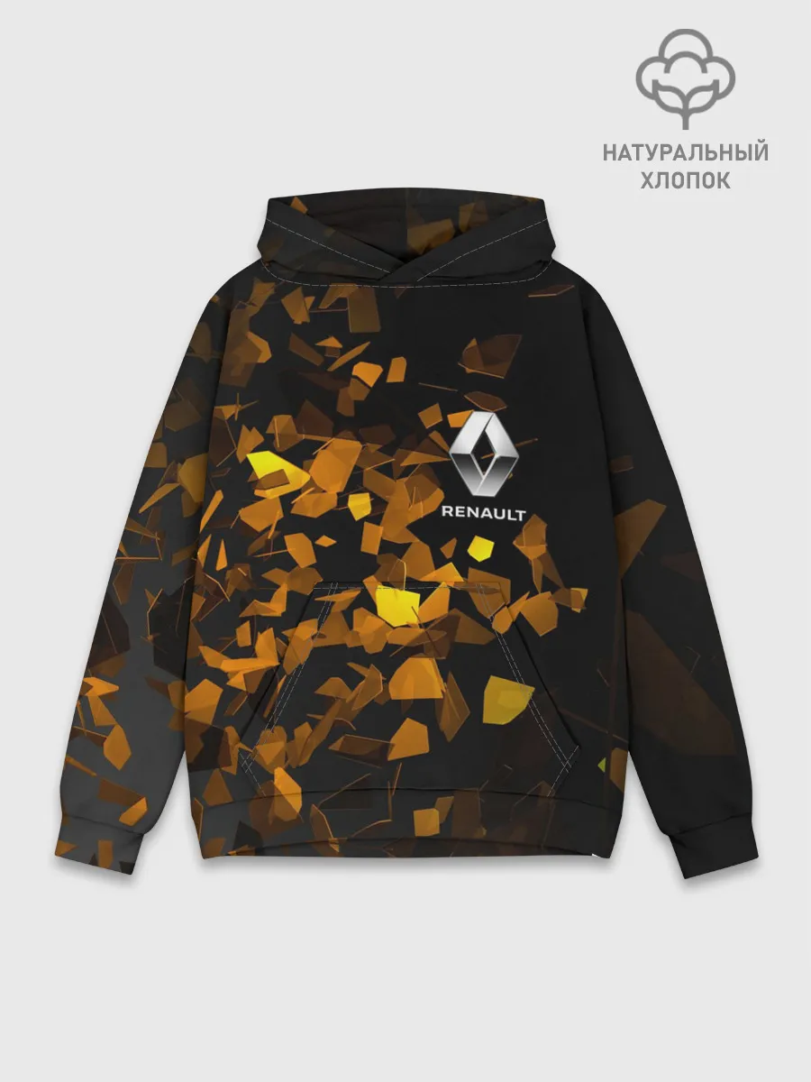Худи мужской база хлопок / Renault | Осколки стекла