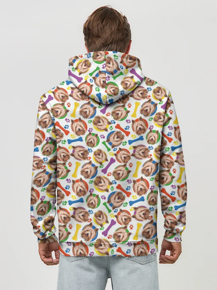 Худи мужской база хлопок / Йоркширский Терьер