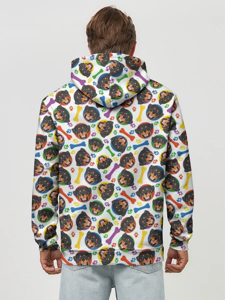 Худи мужской база хлопок / Ротвейлер