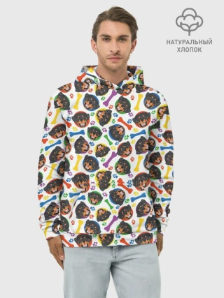 Худи мужской база хлопок / Ротвейлер