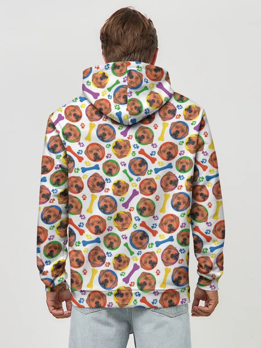 Худи мужской база хлопок / Родезийский Риджбек