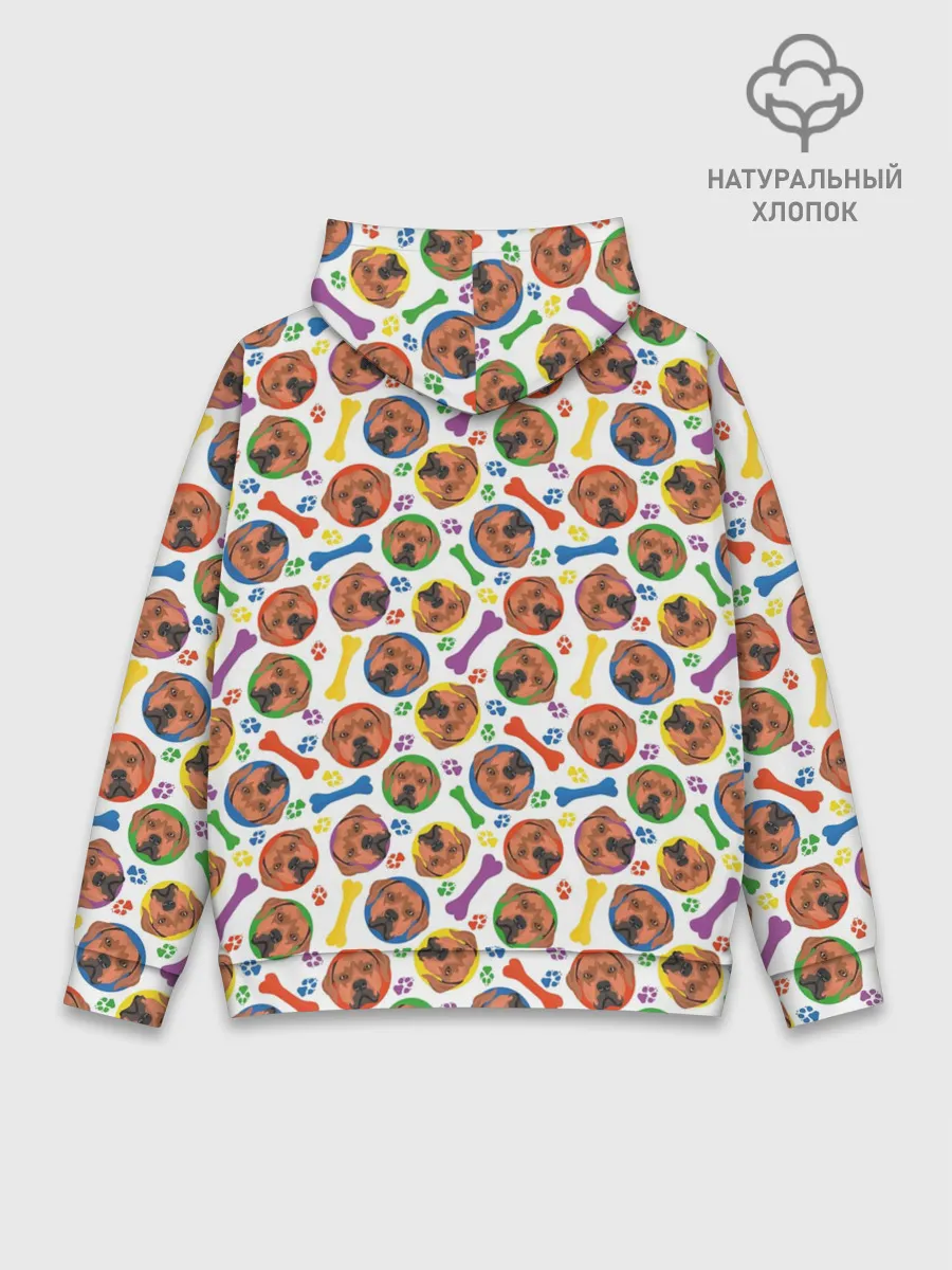 Худи мужской база хлопок / Родезийский Риджбек