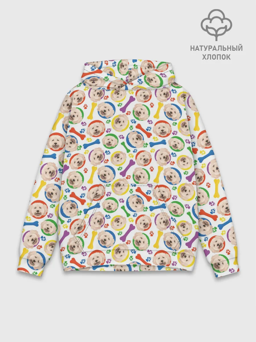 Худи мужской база хлопок / Пудель