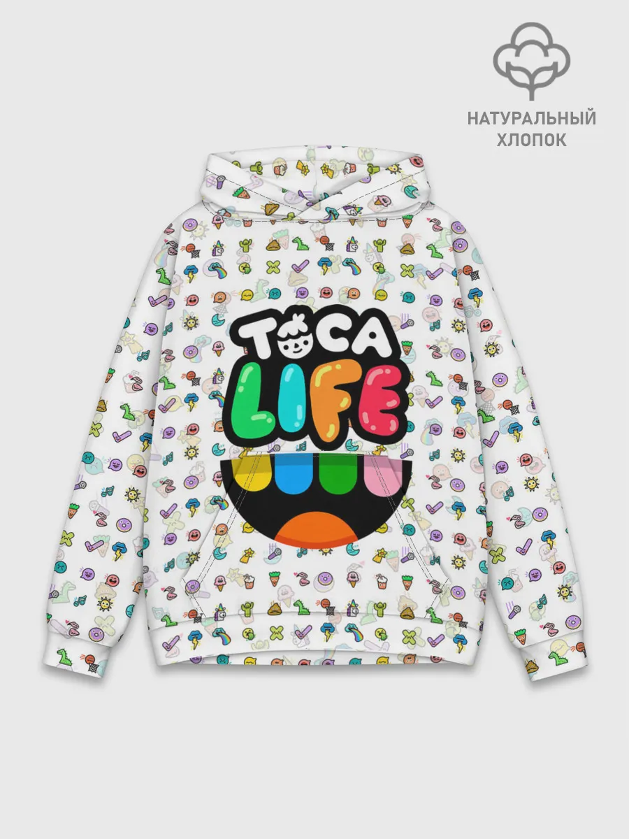 Худи мужской база хлопок / Toca Boca | Тока Бока | Паттерн
