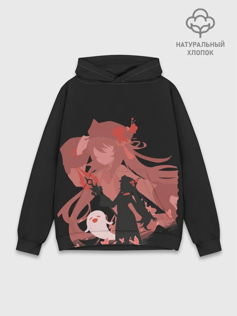 Худи мужской база хлопок / Genshin Impact Hu Tao Tao