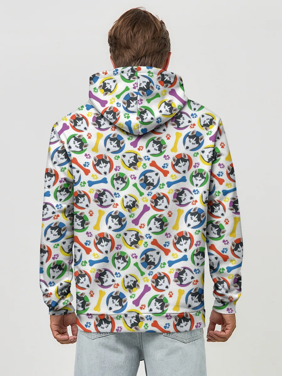 Худи мужской база хлопок / Хаски